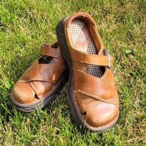 Born Brown Leather Women's Shoes 9